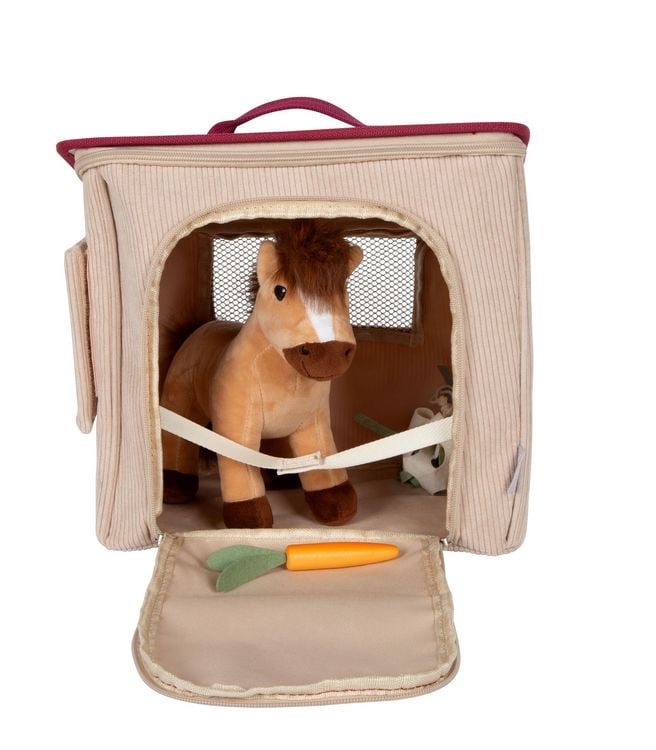 Produktbild: Spielset Pferd mit Stall und Zubeh&ouml;r in der Tasche