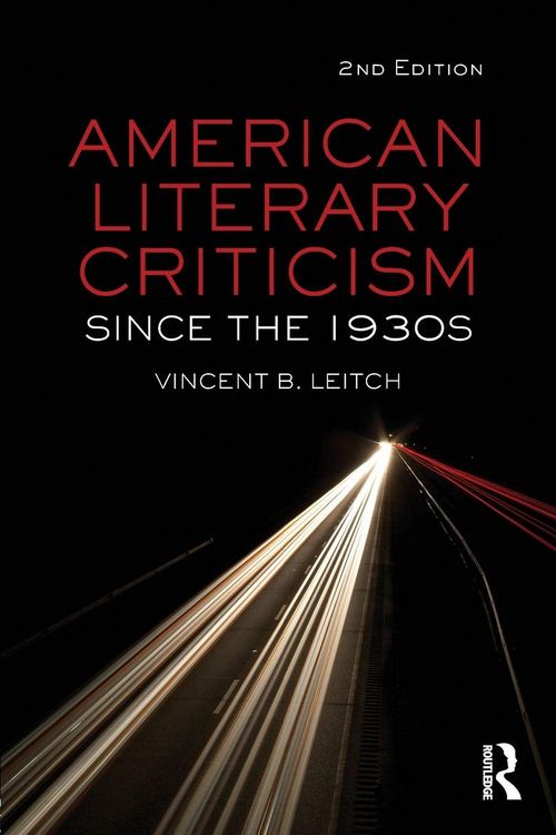 Produktbild: American Literary Criticism Since the 1930s