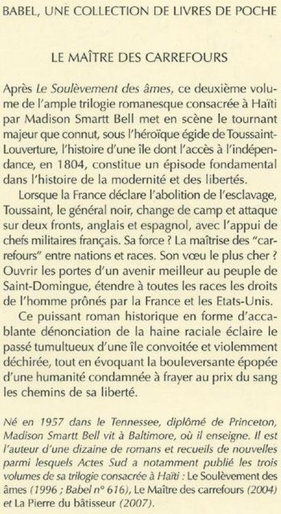 Produktbild: Maitre des carrefours