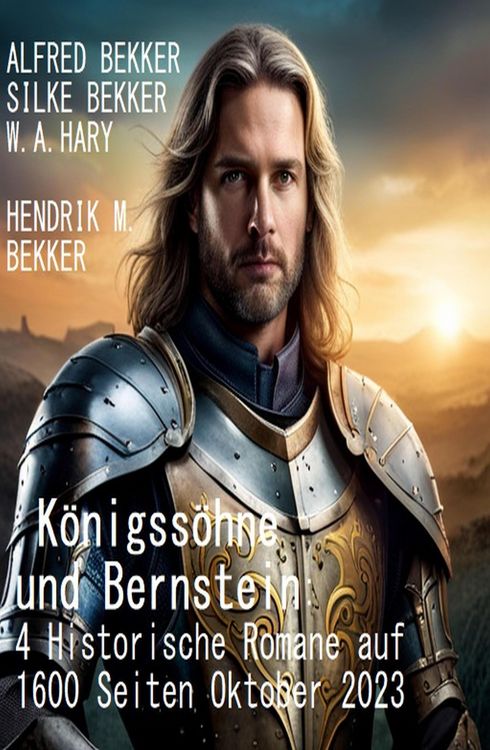 Produktbild: K&ouml;nigss&ouml;hne und Bernstein: 4 Historische Romane auf 1600 Seiten Oktober 2023