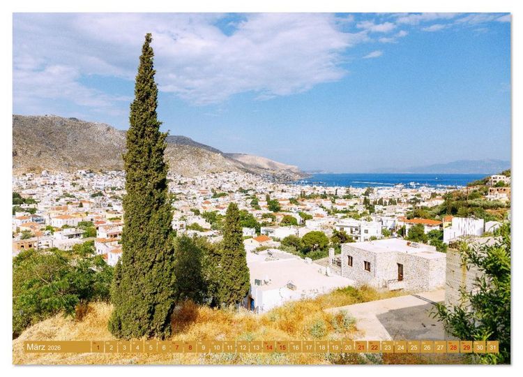 Produktbild: Kalymnos. Griechische Inselsch&ouml;nheit im Herzen des Dodekanes (Wandkalender 2026 DIN A2 quer), CALVENDO Monatskalender