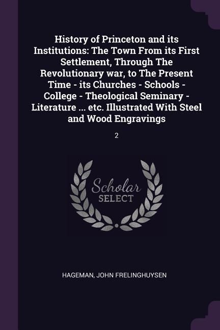 Produktbild: History of Princeton and its Institutions