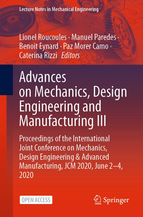 Produktbild: Advances on Mechanics, Design Engineering and Manufacturing III