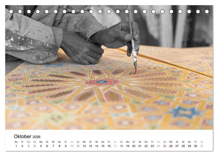 Produktbild: M&auml;rchenhaftes Marokko (Tischkalender 2026 DIN A5 quer), CALVENDO Monatskalender