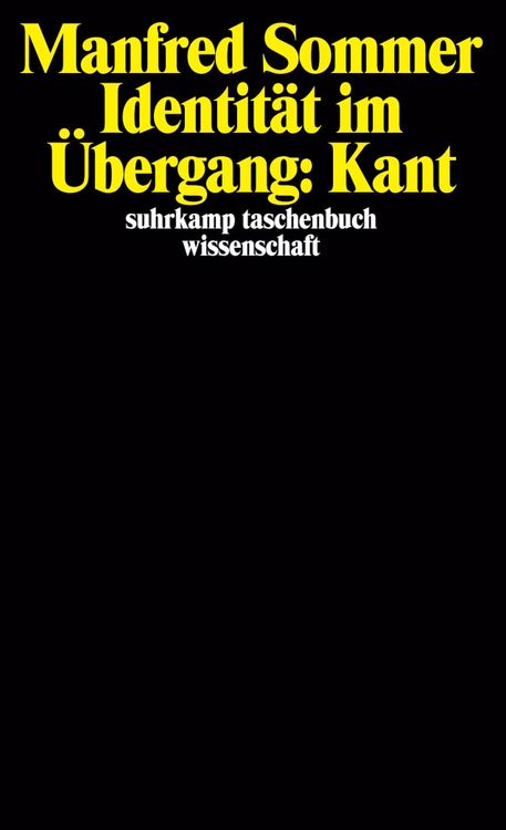 Produktbild: Identit&auml;t im &Uuml;bergang: Kant