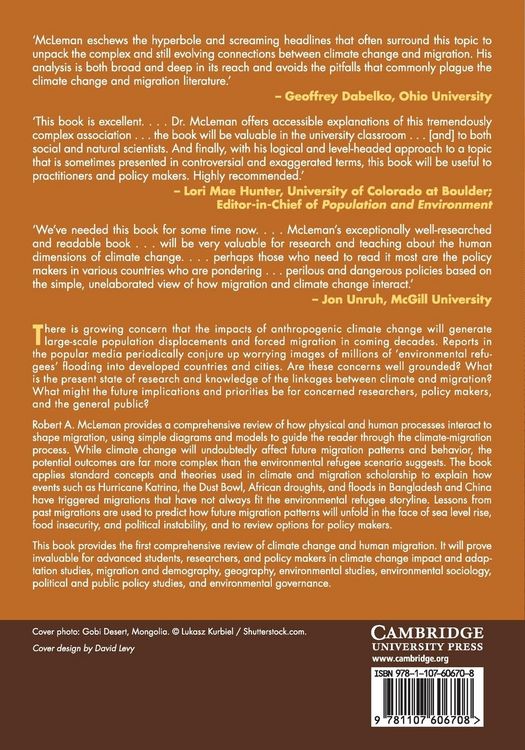Produktbild: Climate and Human Migration