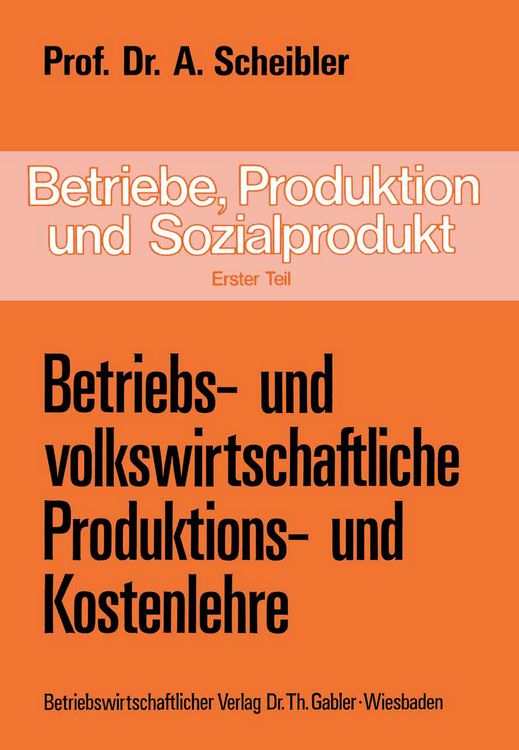Produktbild: Betriebe, Produktion und Sozialprodukt