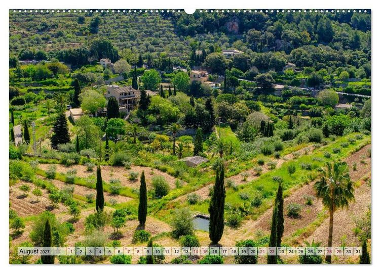 Produktbild: Wanderlust Mallorca - Pfade der Tramuntana (hochwertiger Premium Wandkalender 2027 DIN A2 quer), Kunstdruck in Hochglanz