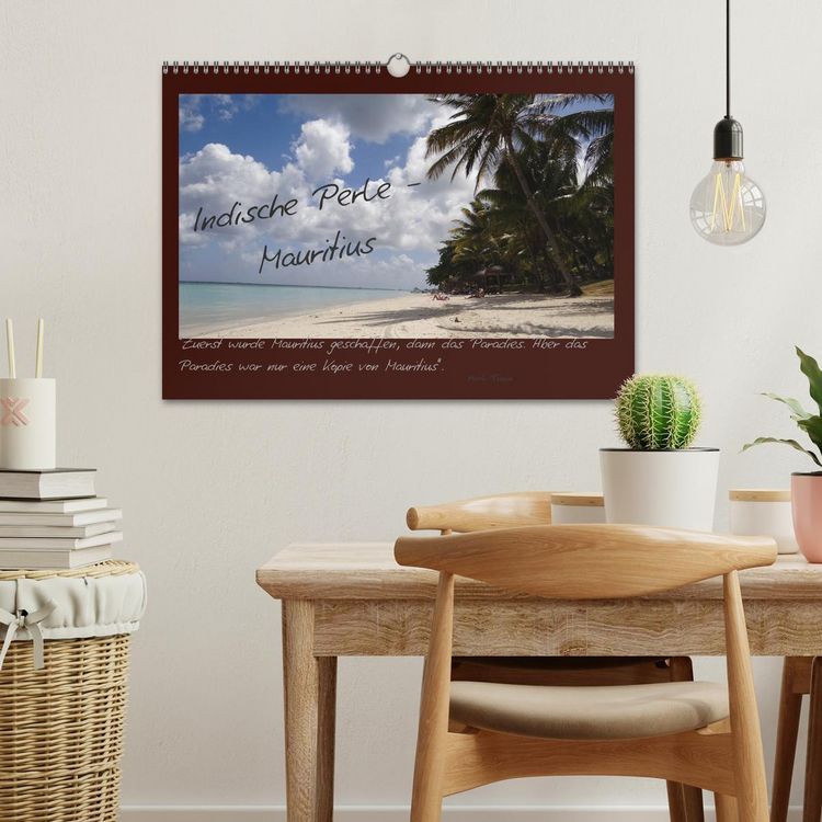 Produktbild: Indische Perle - Mauritius (Wandkalender 2026 DIN A3 quer), CALVENDO Monatskalender