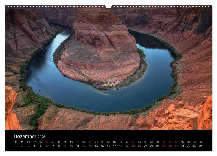 Produktbild: USA - Monumente der Sch&ouml;pfung (Wandkalender 2026 DIN A2 quer), CALVENDO Monatskalender