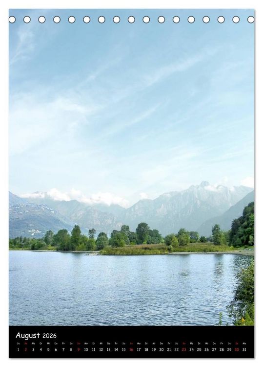 Produktbild: Lago di Como Ansichten 2026 (Tischkalender 2026 DIN A5 hoch), CALVENDO Monatskalender