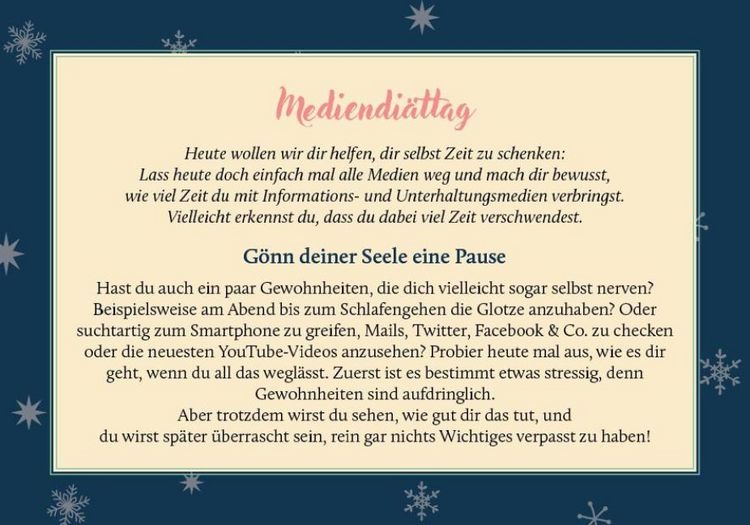 Produktbild: Achtsame Adventszeit. Hardcover-Ausgabe