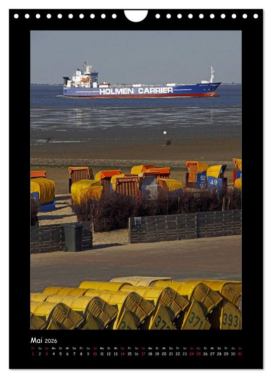 Produktbild: Cuxhaven (Wandkalender 2026 DIN A4 hoch), CALVENDO Monatskalender