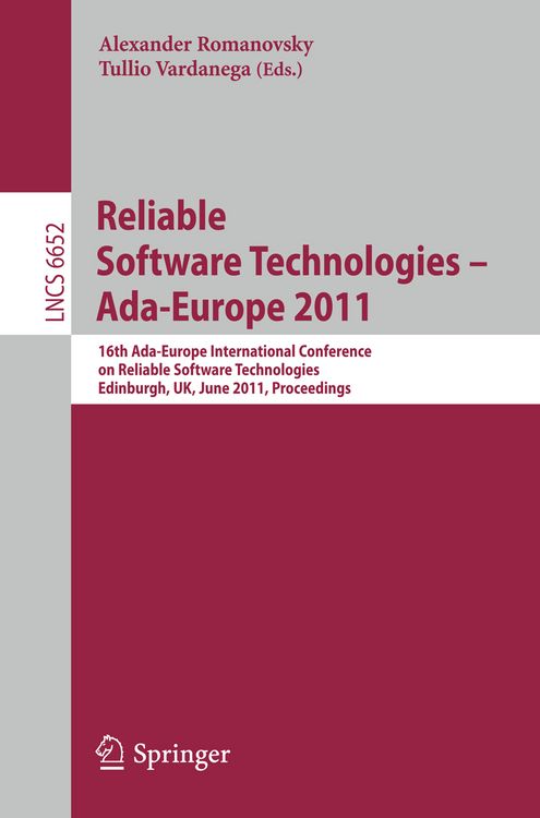 Produktbild: Reliable Software Technologies &ndash; Ada-Europe 2011