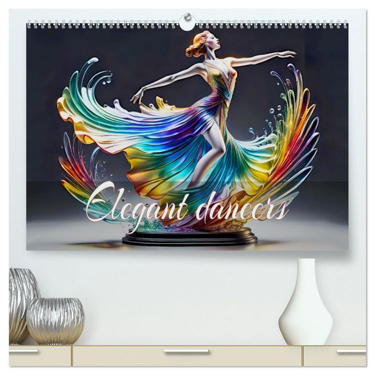 Produktbild: Elegant dancers (High Quality Premium Wall Calendar 2026 DIN A2 landscape),CALVENDO 12 Month Wall Calendar