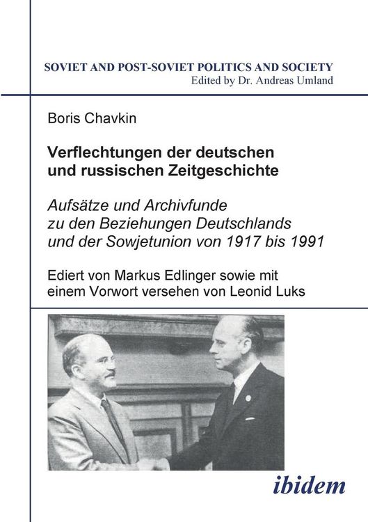Produktbild: Chavkin, B: Verflechtungen der deutschen und russischen Zeit