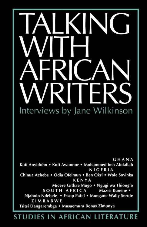 Produktbild: Talking with African Writers