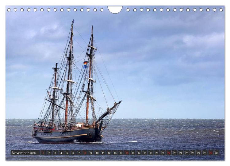 Produktbild: Segelimpressionen (Wandkalender 2026 DIN A4 quer), CALVENDO Monatskalender