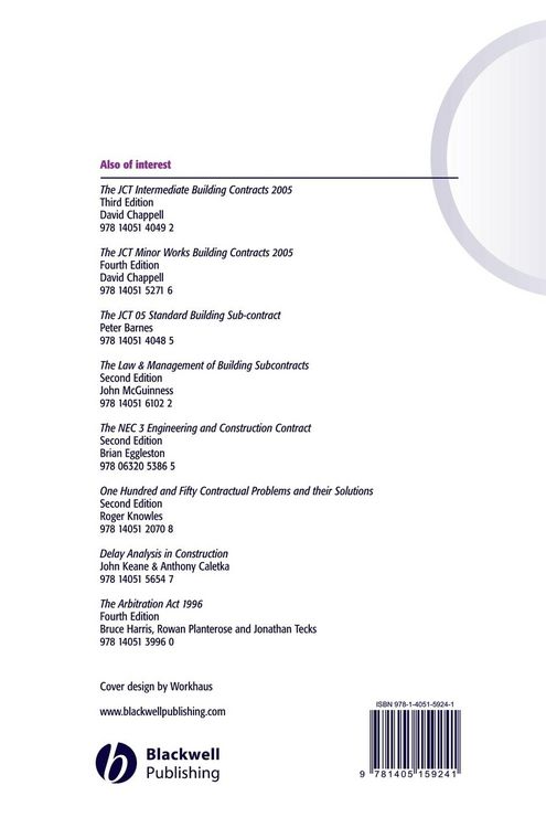 Produktbild: The Jct Design and Build Contract 2005