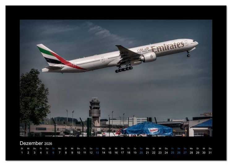 Produktbild: Faszination Luftfahrt (Tischkalender 2026 DIN A5 quer), CALVENDO Monatskalender