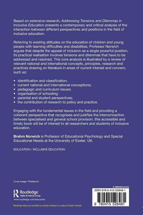 Produktbild: Addressing Tensions and Dilemmas in Inclusive Education
