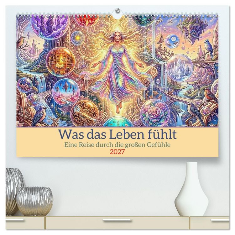 Produktbild: Was das Leben f&uuml;hlt (hochwertiger Premium Wandkalender 2027 DIN A2 quer), Kunstdruck in Hochglanz