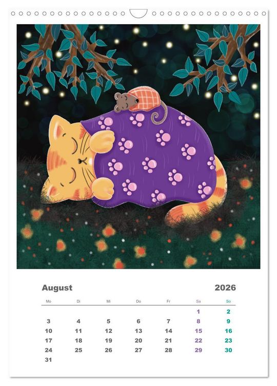 Produktbild: Leopold der Dritte - Ein Kater zum Knuddeln (Wandkalender 2026 DIN A3 hoch), CALVENDO Monatskalender