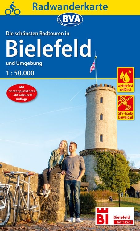 Bild vom Artikel Radwanderkarte BVA Radwandern in Bielefeld und Umgebung 1:50.000, reiß- und wetterfest, GPS-Tracks Download vom Autor BVA BikeMedia GmbH