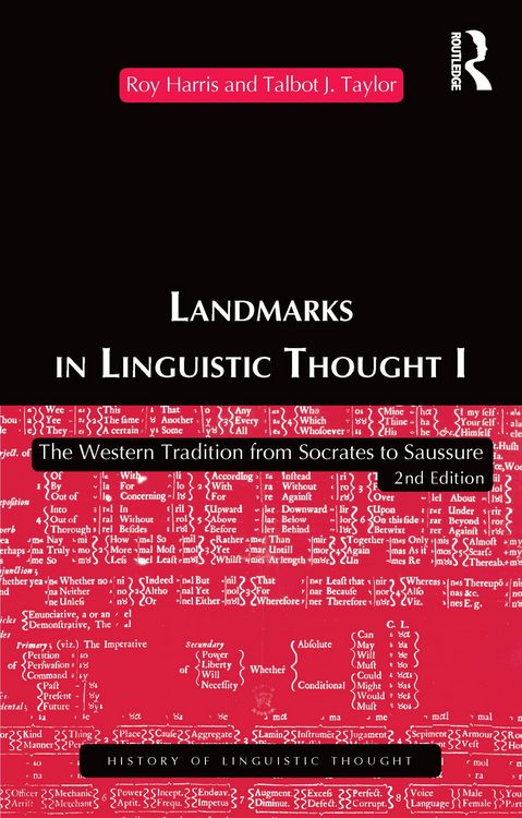 Produktbild: Landmarks In Linguistic Thought Volume I