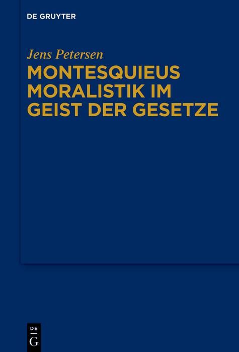 Produktbild: Montesquieus Moralistik im Geist der Gesetze