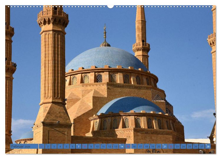 Produktbild: Beirut - auferstanden aus Ruinen (hochwertiger Premium Wandkalender 2026 DIN A2 quer), Kunstdruck in Hochglanz