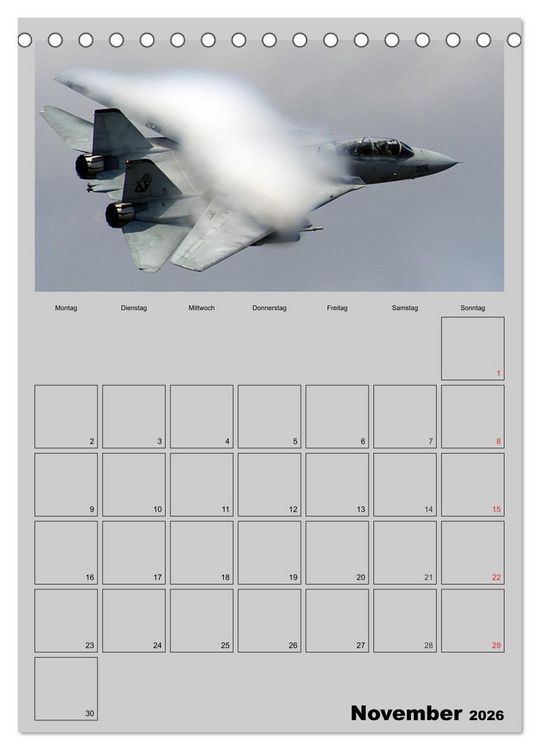 Produktbild: Milit&auml;r. U.S. Kampfflugzeuge (Tischkalender 2026 DIN A5 hoch), CALVENDO Monatskalender