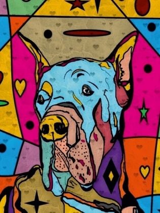Produktbild: CALVENDO Puzzle Deutsche Dogge Mike 1000 Teile Puzzle hoch | 1000 Teile Lege-Gr&ouml;&szlig;e 64 &times; 48 cm Foto-Puzzle f&uuml;r gl&uuml;ckliche Stunden