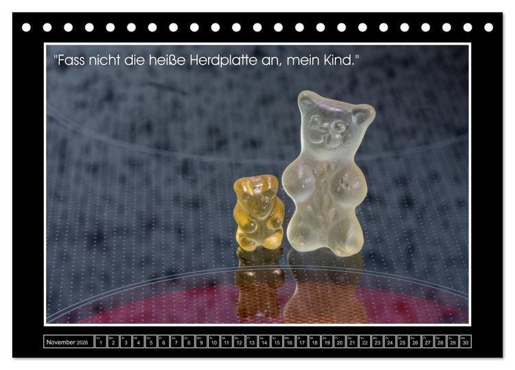 Produktbild: Wissenswertes aus der Welt der Gummib&auml;ren (Tischkalender 2026 DIN A5 quer), CALVENDO Monatskalender