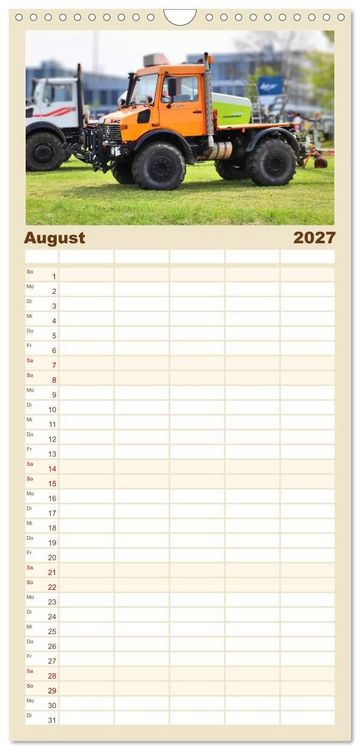Produktbild: Familienplaner 2027 - Universalmotorger&auml;te Eine Stern-Parade mit 5 Spalten (Wandkalender, 21 x 45 cm) CALVENDO