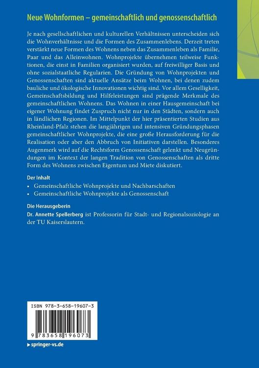 Produktbild: Neue Wohnformen &ndash; gemeinschaftlich und genossenschaftlich