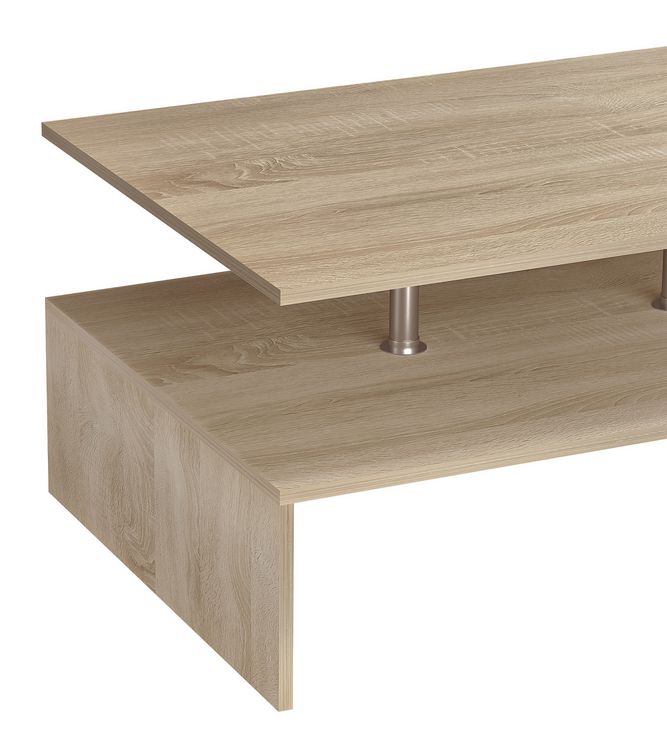 Produktbild: Holz Sofatisch Couchtisch Wohnzimmertisch Maliso L