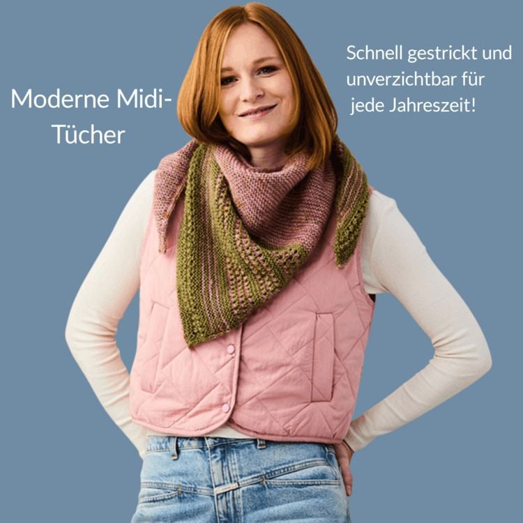 Produktbild: Midi-T&uuml;cher stricken (kreativ.kompakt.)
