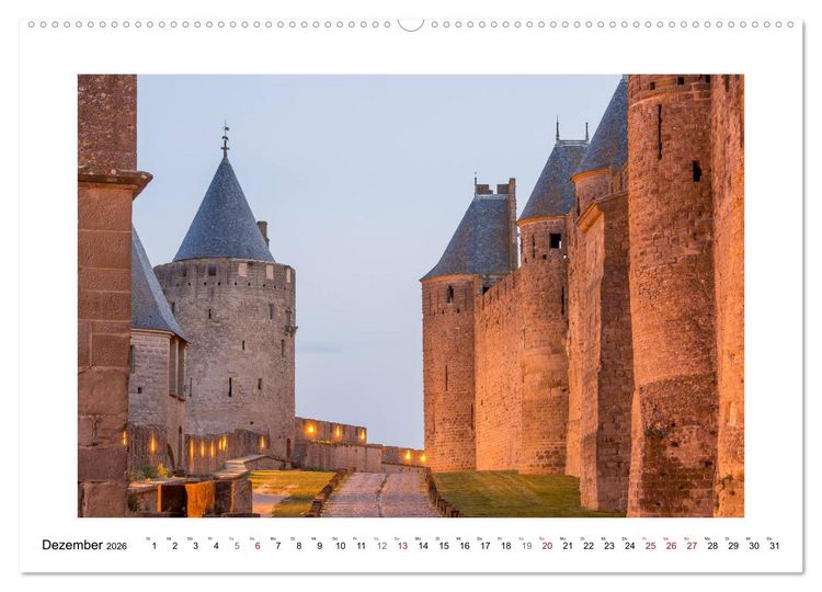 Produktbild: Okzitanien - Katharerland (Wandkalender 2026 DIN A2 quer), CALVENDO Monatskalender