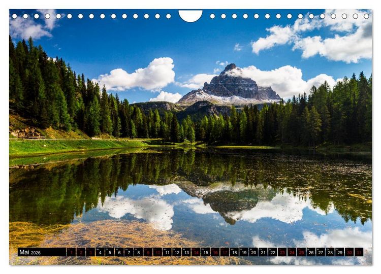 Produktbild: Berge. Alpenseen (Wandkalender 2026 DIN A4 quer), CALVENDO Monatskalender