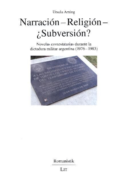 Produktbild: Arning, U: Narraci&oacute;n-Religi&oacute;n-&iquest;Subversi&oacute;n?