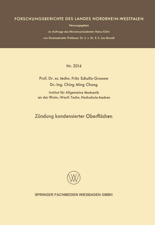 Produktbild: Z&uuml;ndung kondensierter Oberfl&auml;chen