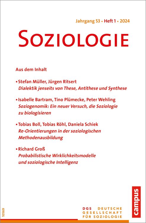 Produktbild: Soziologie 01/2024