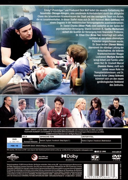 Produktbild: Chicago Med - Staffel 8 [5 DVDs]