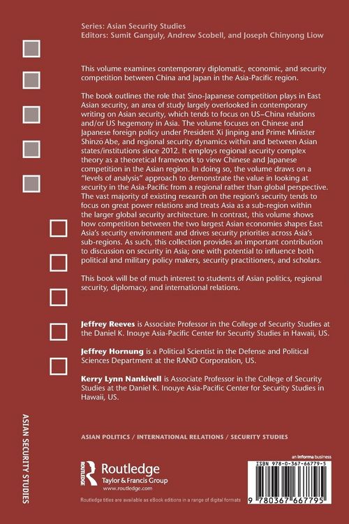Produktbild: Chinese-Japanese Competition and the East Asian Security Complex