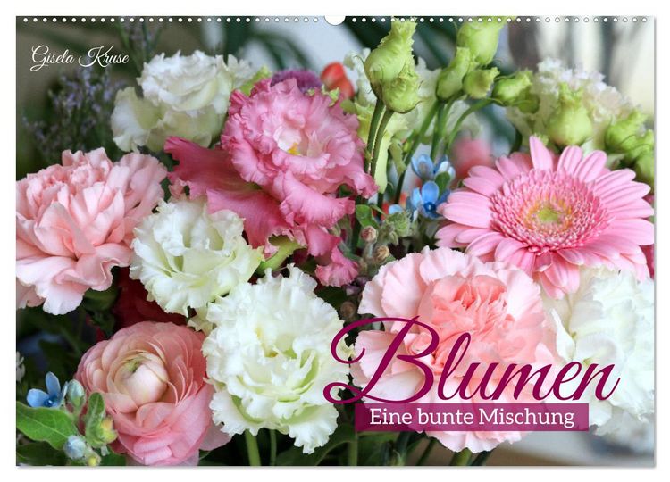 Produktbild: Blumen - Eine bunte Mischung (Wandkalender 2026 DIN A2 quer), CALVENDO Monatskalender