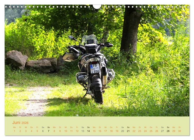 Produktbild: Freude an - Spa&szlig; mit der BMW GS (Wandkalender 2026 DIN A3 quer), CALVENDO Monatskalender