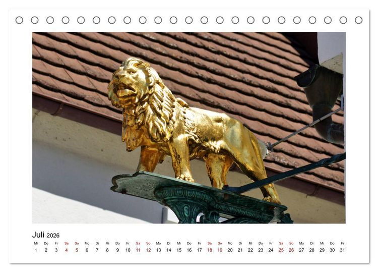 Produktbild: Wei&szlig;enhorn (Tischkalender 2026 DIN A5 quer), CALVENDO Monatskalender