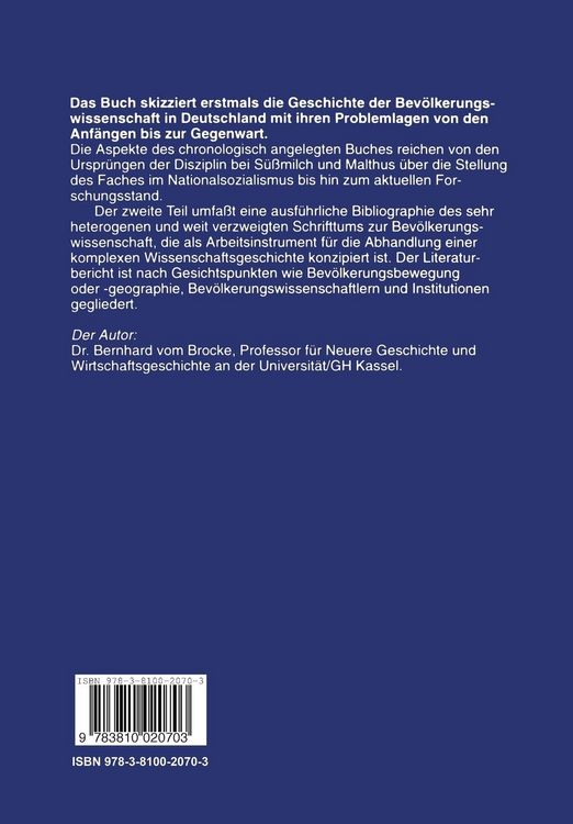 Produktbild: Bev&ouml;lkerungswissenschaft &mdash; Quo vadis?