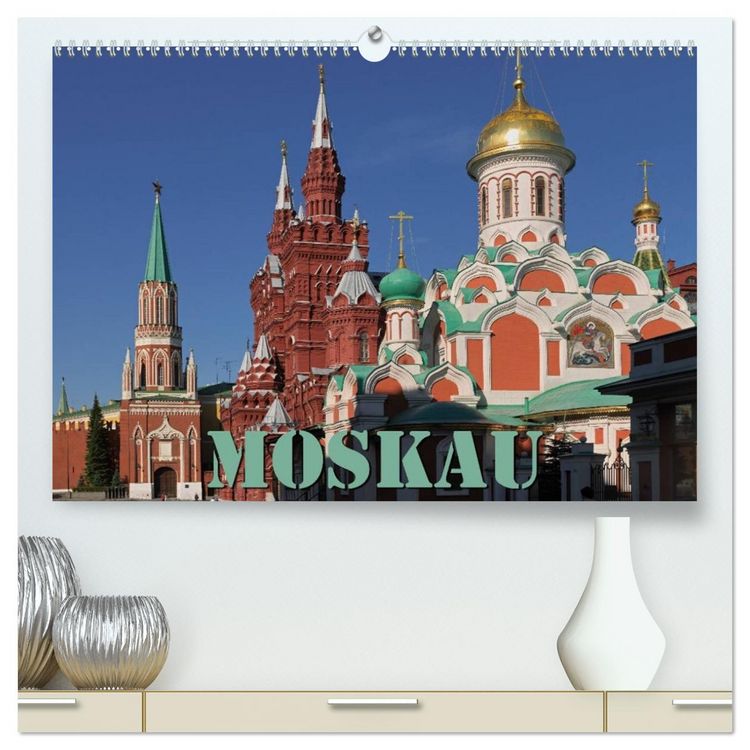 Produktbild: Moskau (hochwertiger Premium Wandkalender 2026 DIN A2 quer), Kunstdruck in Hochglanz